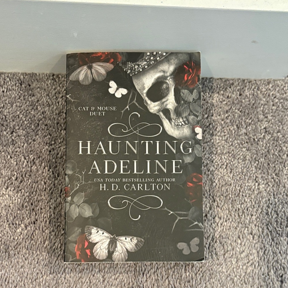 Haunting Adeline Decorative Book by - Black and Red